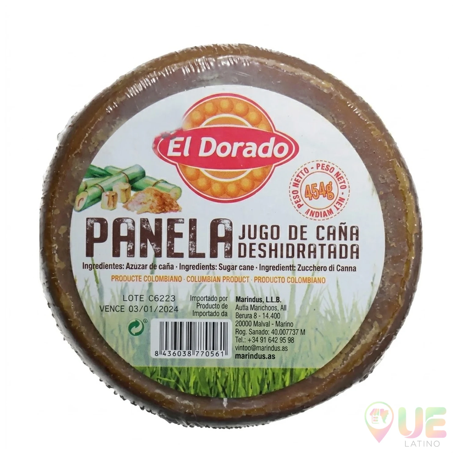 panela di canna da zucchero