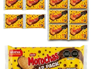 Morochas Multi Pack - Biscotti alla Vaniglia Ricoperti di Cioccolato 30 g