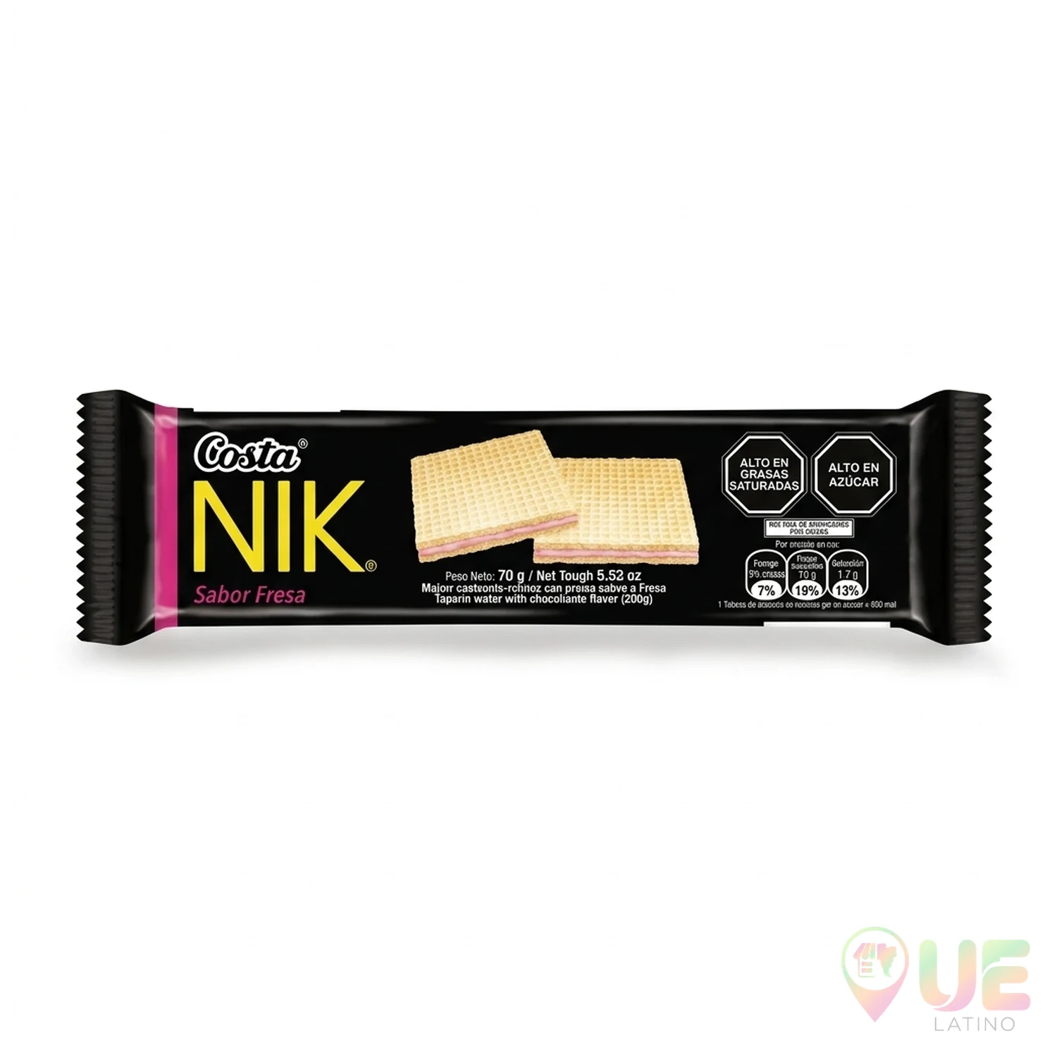 Snack Waffer Costa Nik al Gusto di Fragola (71g)