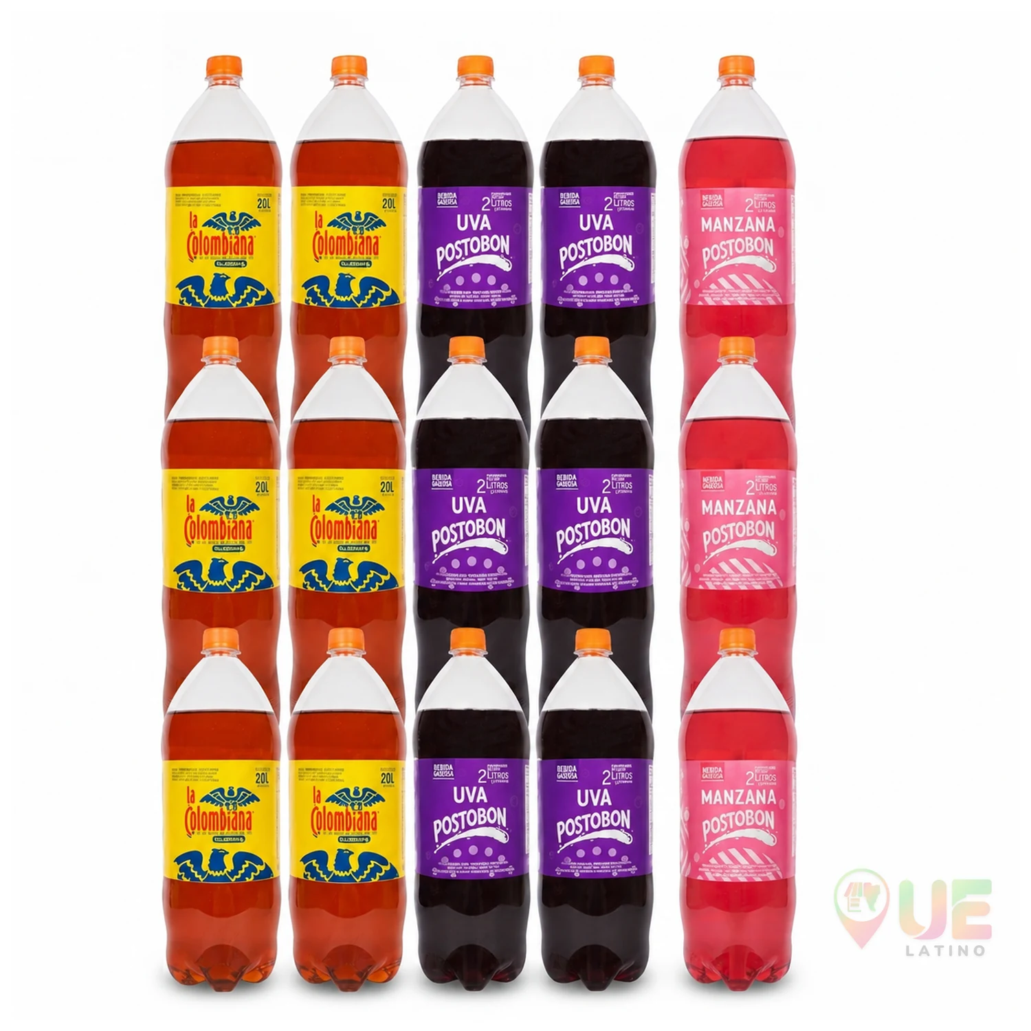 Bibita gassata Colombiana Postobon pack 6 bottiglie