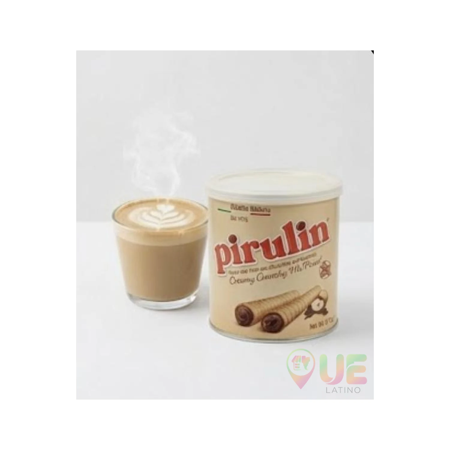 Pirulin - Cialda Sottilissima e Croccante con Cuore Cremoso di Cioccolato e Nocciole Perfetta per Caffè e Snack Veloce